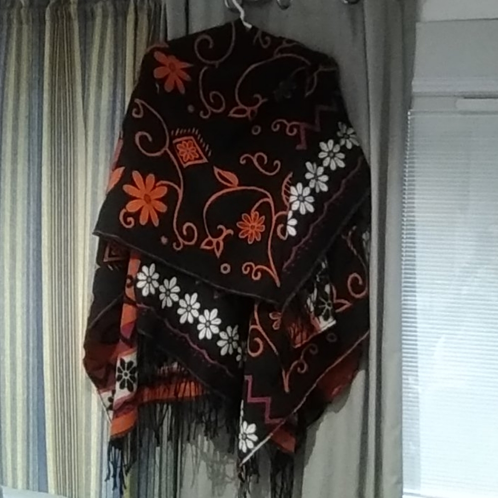 Authentic special edition Pashmina shawl poncho
